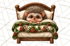 Christmas Bedtime Clipart PNG Product Image 5