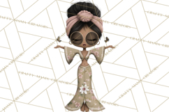 Beach Diva Summer Girls PNG Beach Glam Clipart Product Image 4