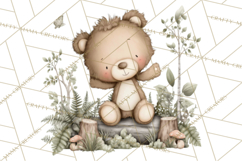 Pacific Northwest Teddy Bear Woodland Clipart Product Image 4