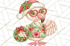 Christmas Characters PNG, Tropical Christmas Clipart Product Image 5