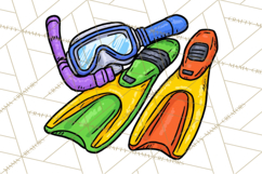 Summer Beach Toys Clipart PNG Graphics Product Image 4