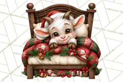 Christmas Bedtime Clipart PNG Product Image 2