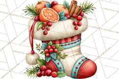 Christmas Cocktail Bar Clipart PNG Elements Product Image 2