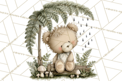 Pacific Northwest Teddy Bear Woodland Clipart Product Image 5