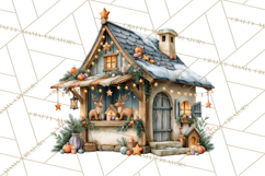 Scandinavian Christmas Market Clipart PNG Illustrations Product Image 2