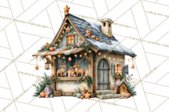 Scandinavian Christmas Market Clipart PNG Illustrations Product Image 2