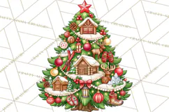 Christmas Tree World Travel Clipart PNG Product Image 2
