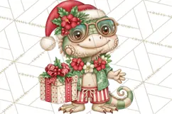Christmas Characters PNG, Tropical Christmas Clipart Product Image 2