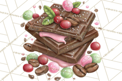 Coffee and Chocolate Clipart PNG Cafe Drinks Dessert Art Product Image 5