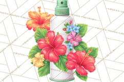 Rainbow Hair Stylist Clipart, Colorful Salon Tools PNG Product Image 2