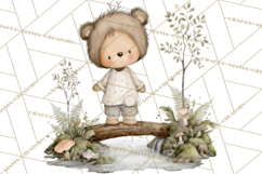 Pacific Northwest Teddy Bear Woodland Clipart Product Image 2