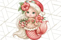 Christmas Characters PNG, Tropical Christmas Clipart Product Image 3