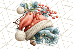 Scandinavian Christmas Market Clipart PNG Illustrations Product Image 3
