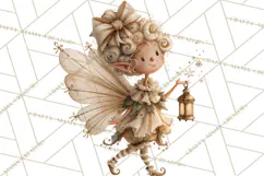 Christmas Fairy Clipart PNG, Whimsical Christmas Fairies Product Image 3