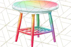 Summer Pool Party Clipart PNG, Rainbow Summer Png Designs Product Image 3