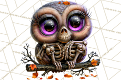 Animal Skeleton Halloween PNG Clipart Set Product Image 4