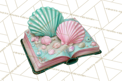 Beach Reading Clipart Coastal Book PNG Graphics Product Image 3