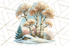 Scandinavian Christmas Market Clipart PNG Illustrations Product Image 4
