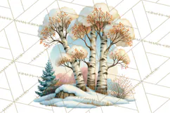 Scandinavian Christmas Market Clipart PNG Illustrations Product Image 4