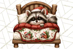 Christmas Bedtime Clipart PNG Product Image 4
