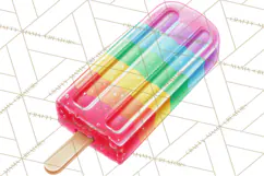 Summer Pool Party Clipart PNG, Rainbow Summer Png Designs Product Image 4