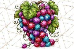 Christmas Wine Night Clipart PNG, Alcohol Christmas Png Product Image 5