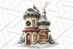 Christmas Fairy Clipart PNG, Whimsical Christmas Fairies Product Image 5