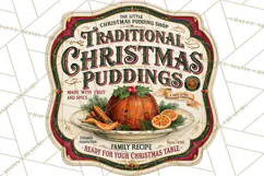 Vintage Christmas Signs PG, Rustic Farmhouse Holiday Sign Product Image 5