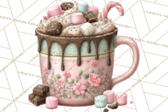 Coffee and Chocolate Clipart PNG Cafe Drinks Dessert Art Product Image 4