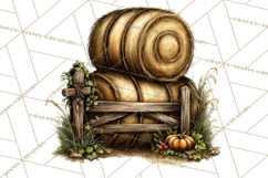 Rustic Homestead Living Clipart | Farm Cabin Png Designs Product Image 4