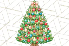 Sports & Occupations Christmas Trees Clipart Product Image 5