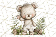 Pacific Northwest Teddy Bear Woodland Clipart Product Image 5