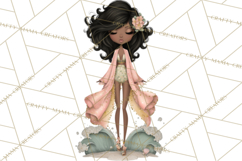 Beach Diva Summer Girls PNG Beach Glam Clipart Product Image 5