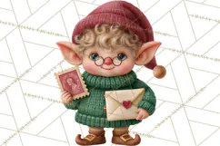 Christmas Mailroom Clipart, North Pole Santa Mail PNG Product Image 2