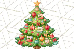 Sports & Occupations Christmas Trees Clipart Product Image 4