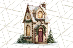Christmas Fairy Clipart PNG, Whimsical Christmas Fairies Product Image 2