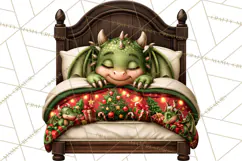 Christmas Bedtime Clipart PNG Product Image 3
