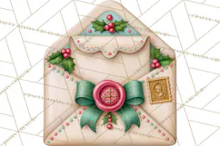 Christmas Mailroom Clipart, North Pole Santa Mail PNG Product Image 3