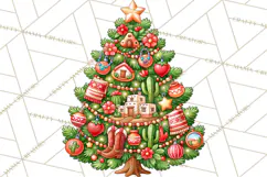 Christmas Tree World Travel Clipart PNG Product Image 3