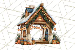 Scandinavian Christmas Market Clipart PNG Illustrations Product Image 4