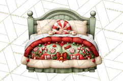Christmas Bedtime Clipart PNG Product Image 4