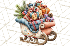 Scandinavian Christmas Market Clipart PNG Illustrations Product Image 5