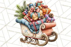 Scandinavian Christmas Market Clipart PNG Illustrations Product Image 5