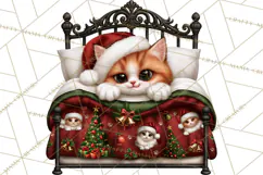 Christmas Bedtime Clipart PNG Product Image 5