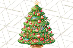 Sports & Occupations Christmas Trees Clipart Product Image 4