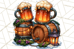 German Christmas Beer Fest Gingerbread PNG Clipart Product Image 5