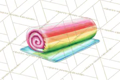 Summer Pool Party Clipart PNG, Rainbow Summer Png Designs Product Image 4