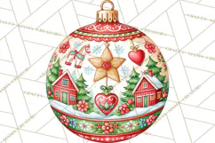 World Christmas Ornaments PNG Clipart Product Image 2
