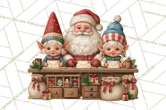 Christmas Mailroom Clipart, North Pole Santa Mail PNG Product Image 5