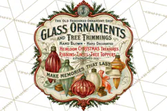 Vintage Christmas Signs PG, Rustic Farmhouse Holiday Sign Product Image 5